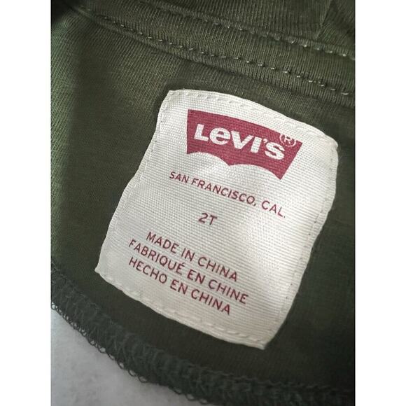 Levi’s Baby Toddler Jacket Hooded Zip Up Camo Camping Hiking Bears Theme 2T - Picture 4 of 7